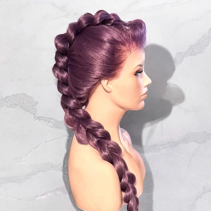Hunter Purple Braid Wig