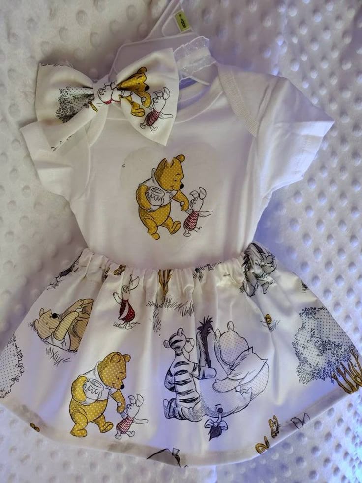 Winnie The Pooh Baby Girl Outfit