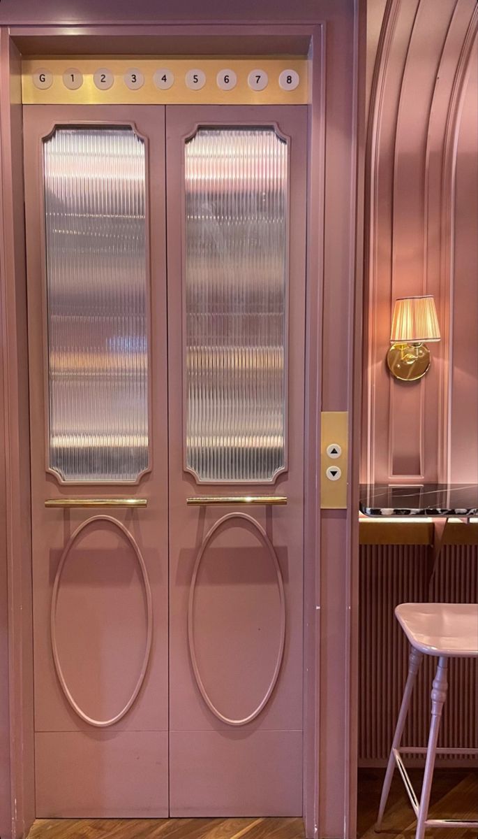 Pink Green Elevator