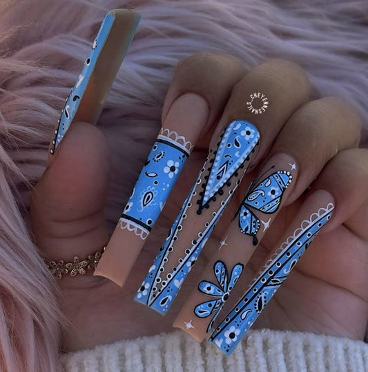 Blue Gang Nails