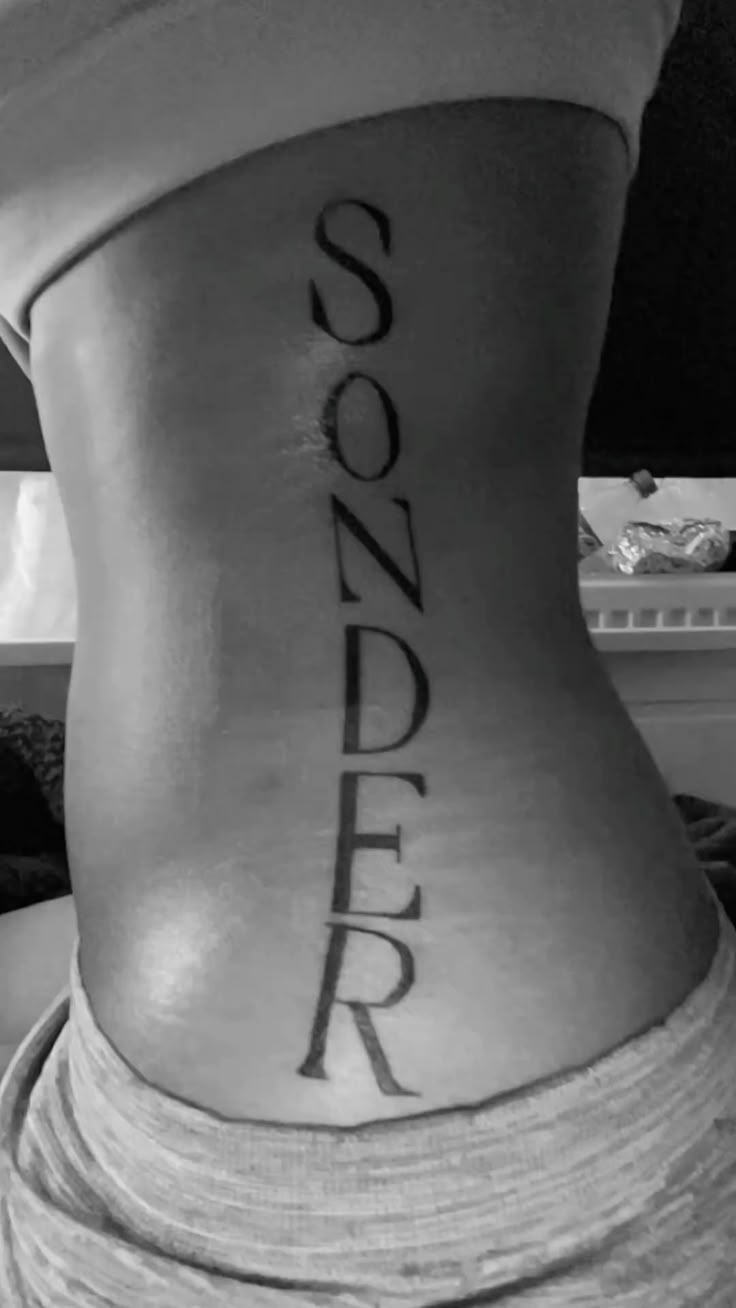 SONDER Tattoo