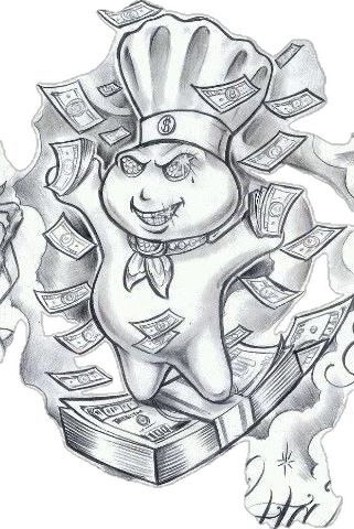Pillsbury Money Tattoo