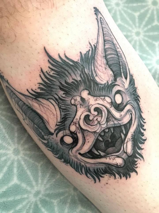 Bat Boar Tattoo