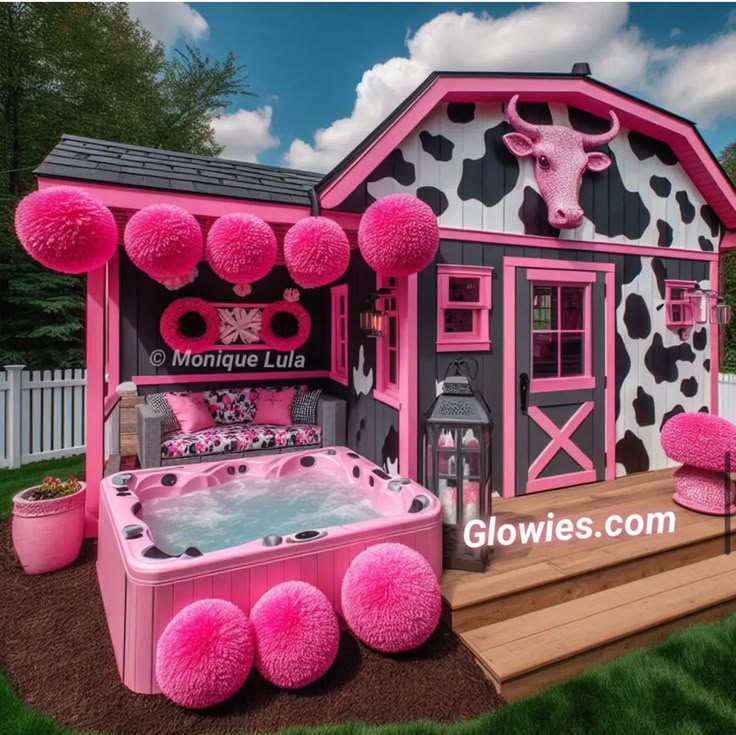Cow House Swingset