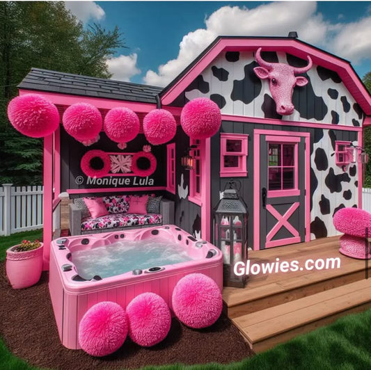 Cow House Swingset