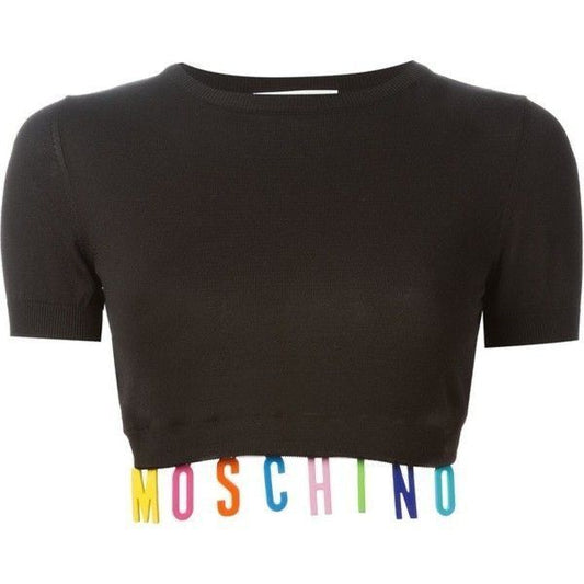 Moschino Variety Letters Crop Top