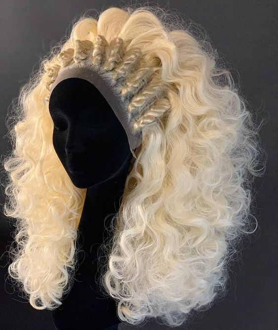 Blonde Front Braids Wig