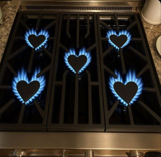 Heart Oven Flames