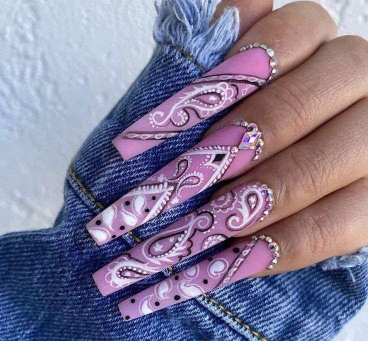 Pink Gang Nails
