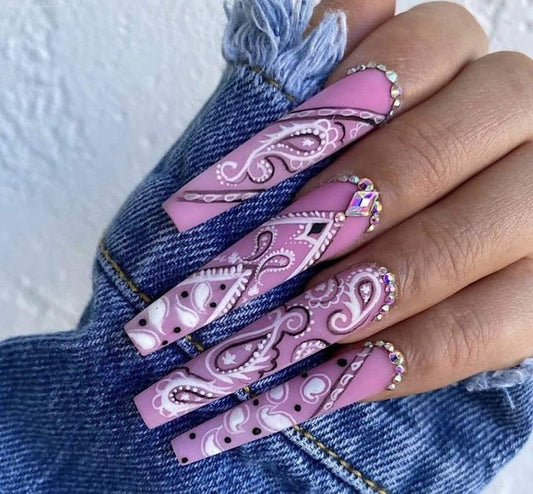 Pink Gang Nails