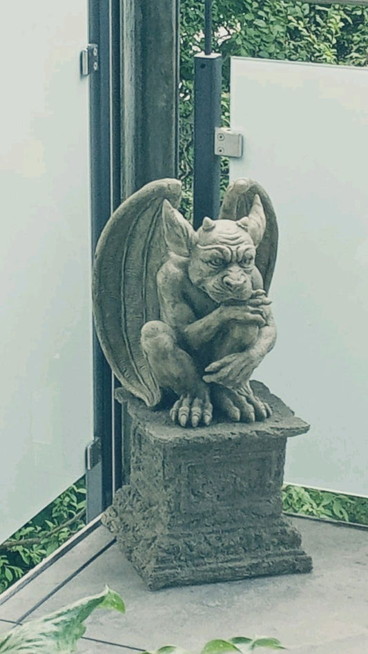 Oil Gargoyle Cement Statue