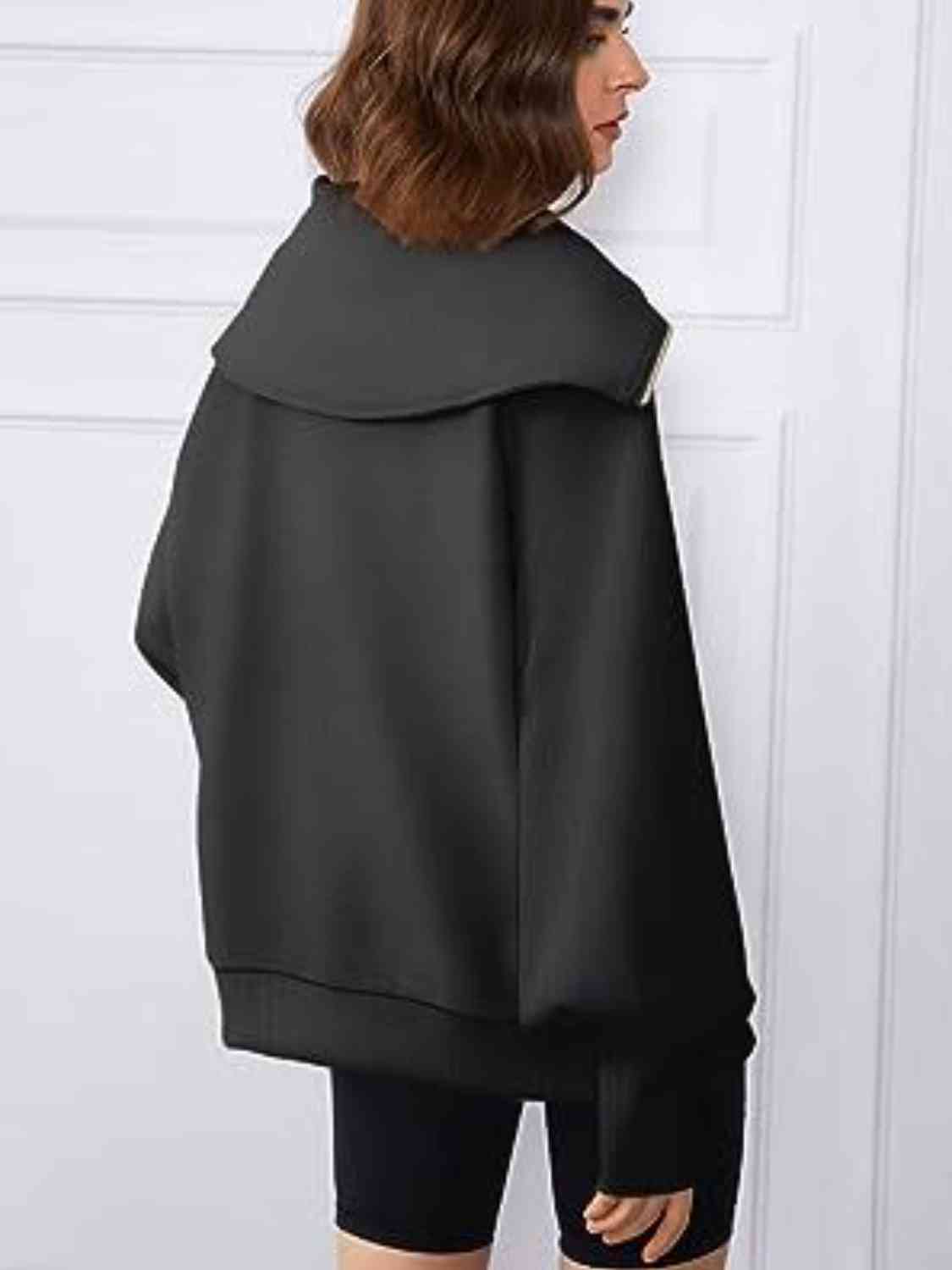Oh My Lanta - Half-Zip Lantern Sleeves Top (7501315080280)
