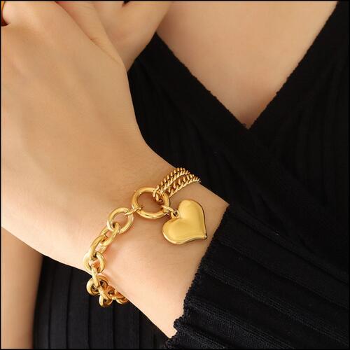 Half Chunky Chain - Titanium Steel Bracelet (7500202180696)