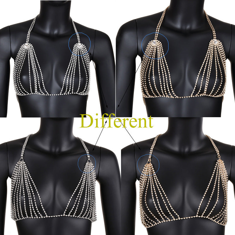 Diamoned-Out! - Hollowed-Out Diamond Fishnet Style Bra (7517781000280)
