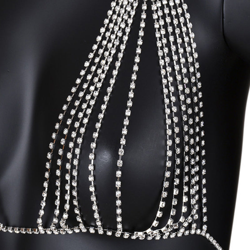 Diamoned-Out! - Hollowed-Out Diamond Fishnet Style Bra (7517781000280)