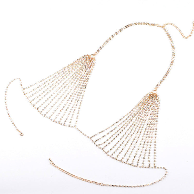 Diamoned-Out! - Hollowed-Out Diamond Fishnet Style Bra (7517781000280)
