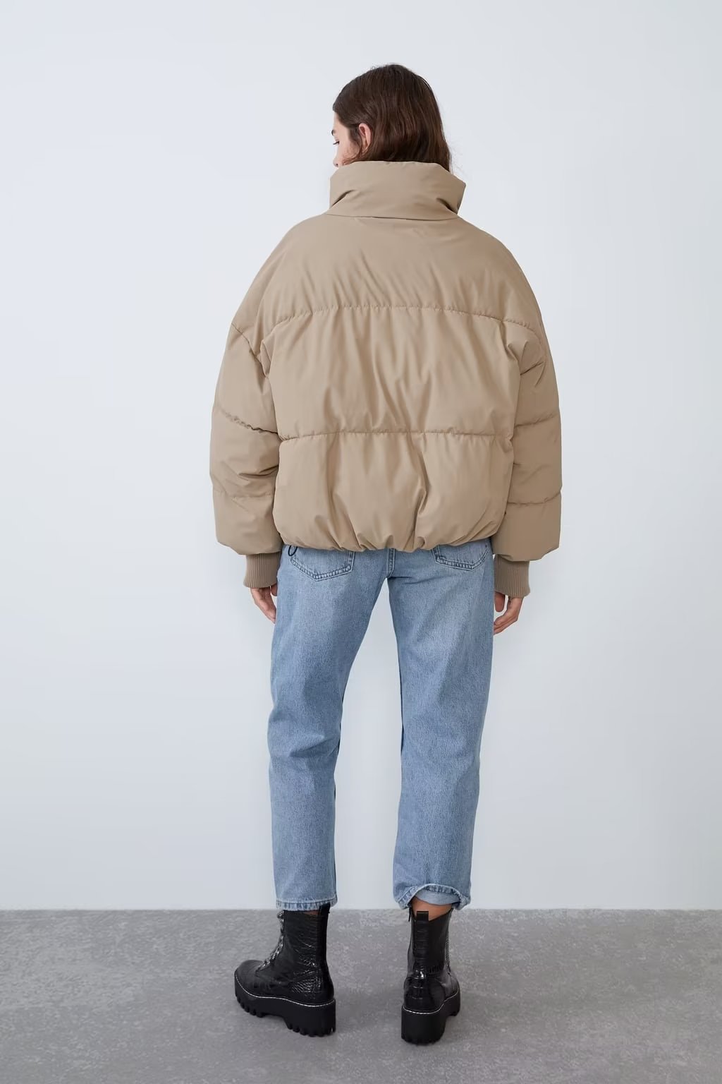 Urban Loose - Cotton Padded Jacket Cotton Coat (7516642050136)