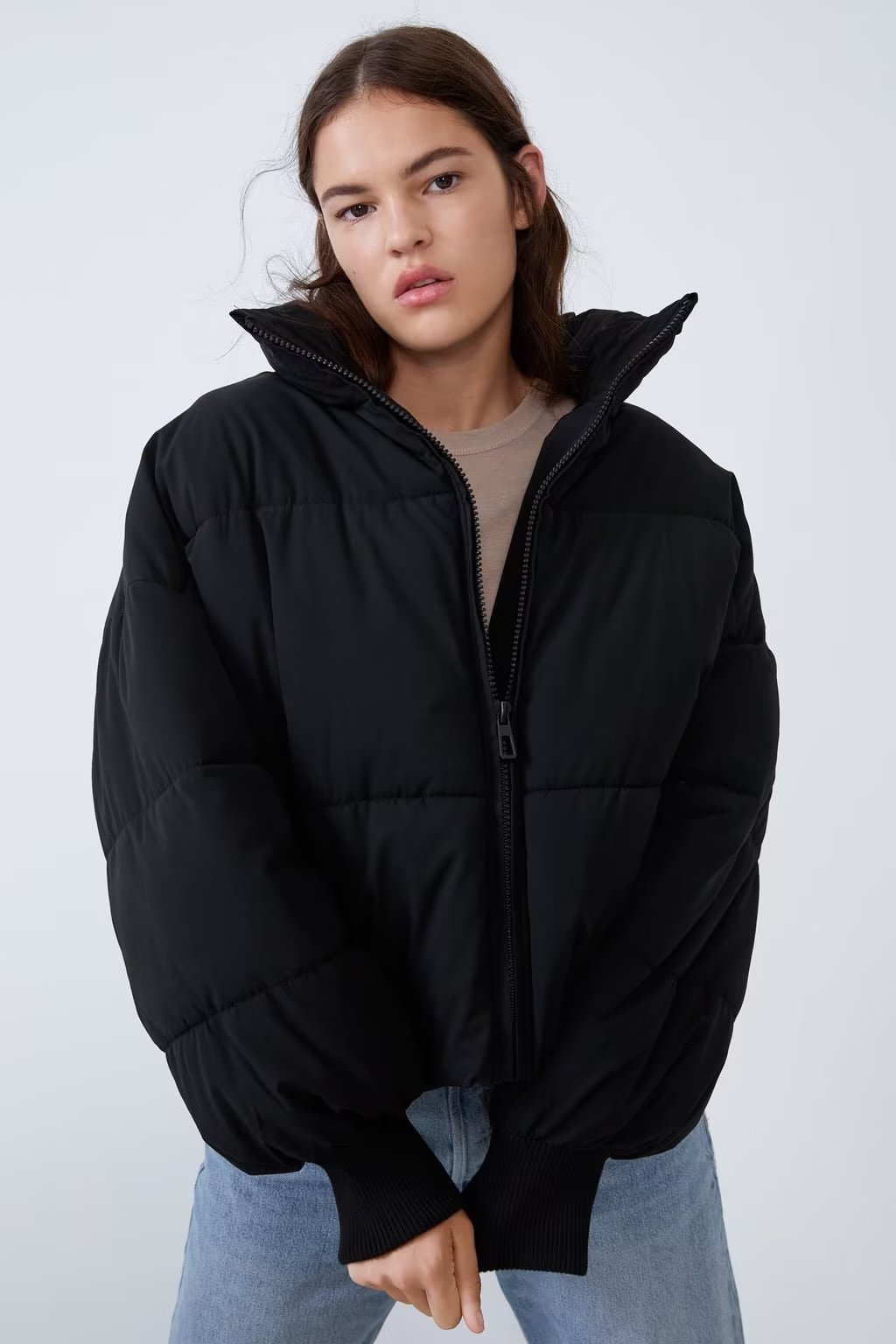 Urban Loose - Cotton Padded Jacket Cotton Coat (7516642050136)