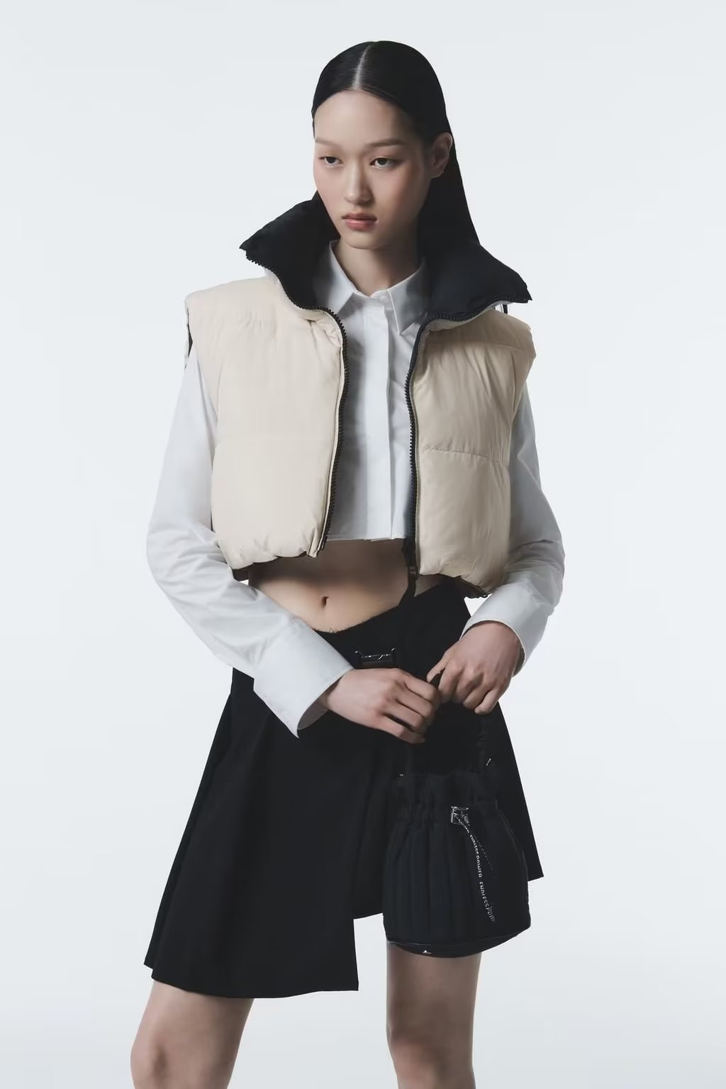 Reversible Cotton-Padded Vest Coat (7516614590552)