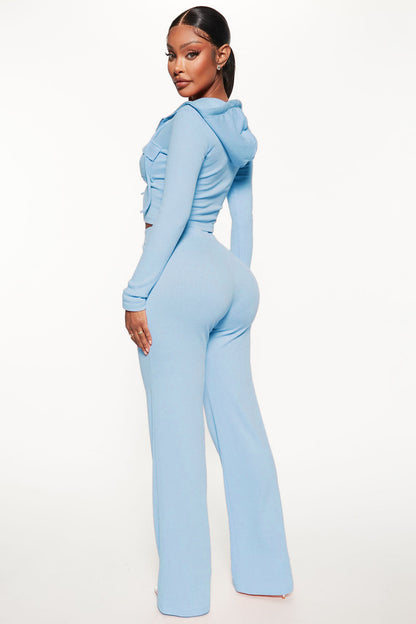 Another Comfy Set - Knitted Hooded Cardigan Two-Piece Set (7516850880600)