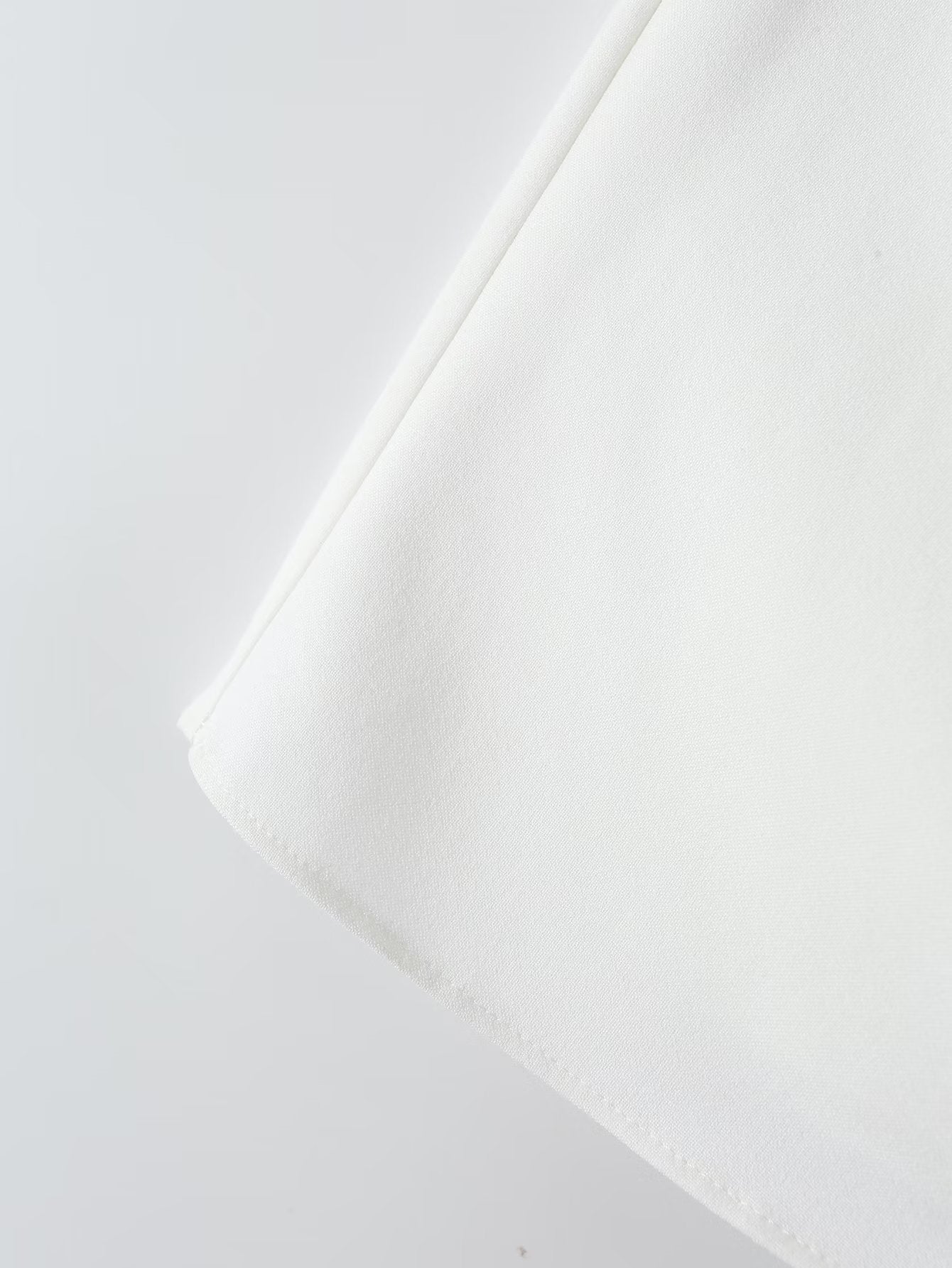 Bow A-Line Satin High-Waist Skort