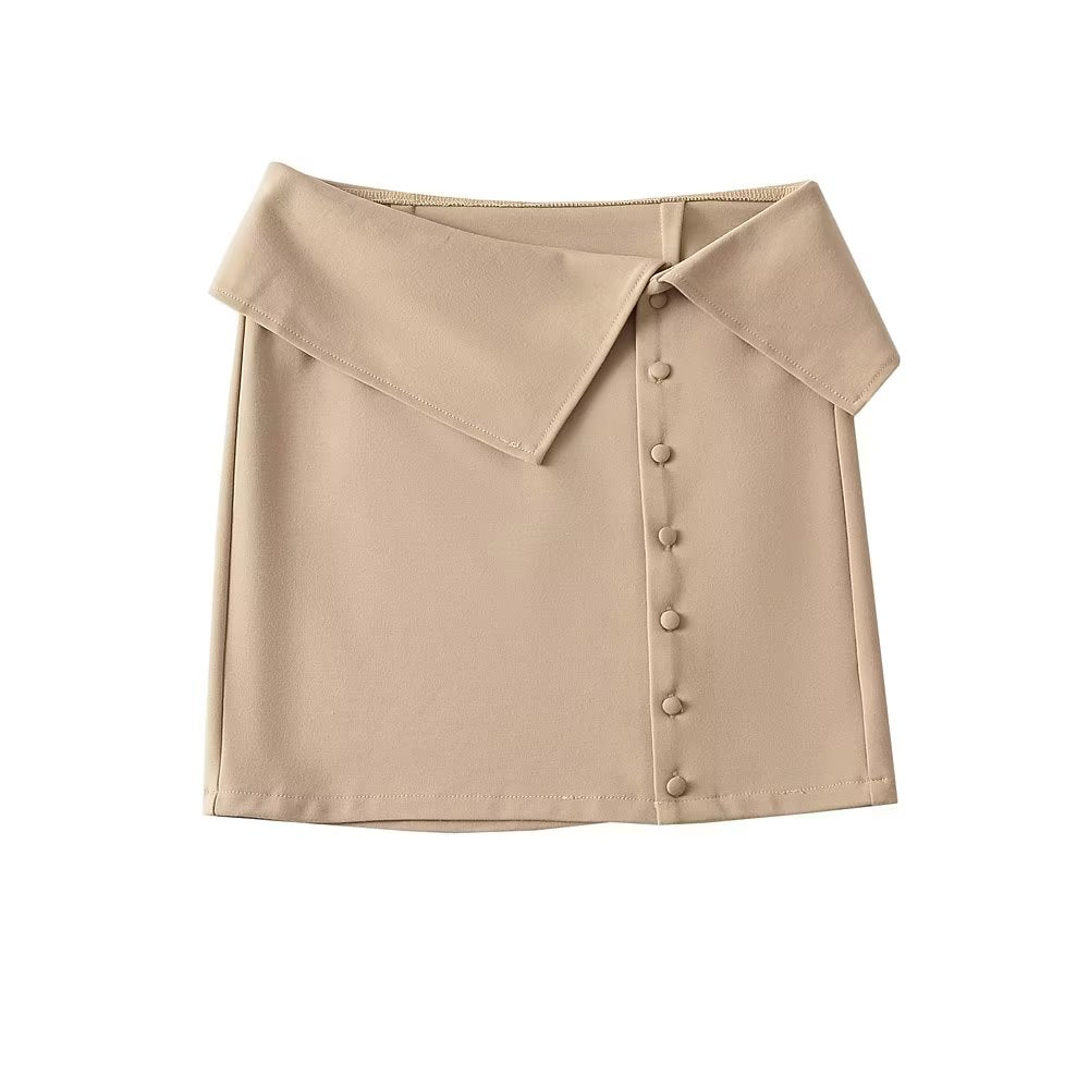 Slim-Fit A-Line Skirt