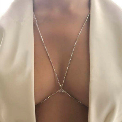 Simple Chain Bikini - Lace Necklace (7517780901976)