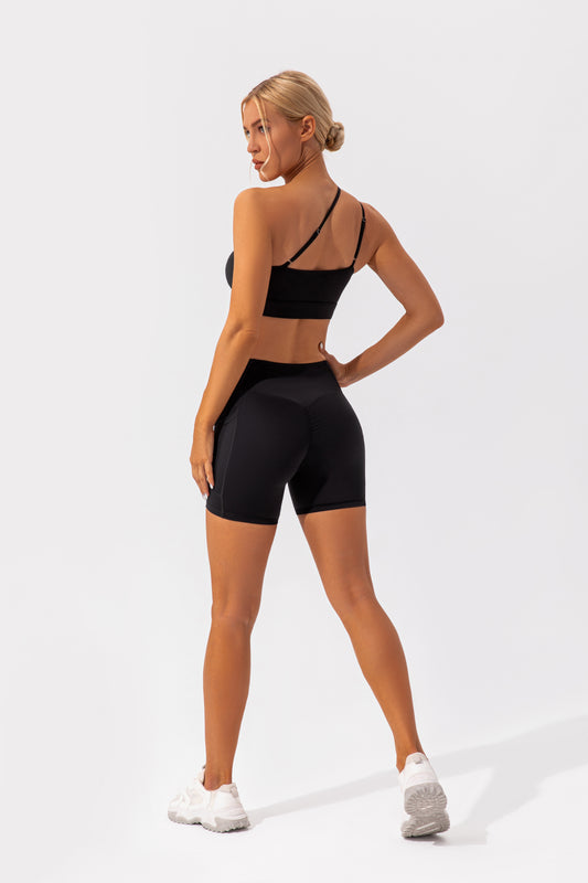 Crossy-Straps - Solid Color Activewear Set (7516837838936)