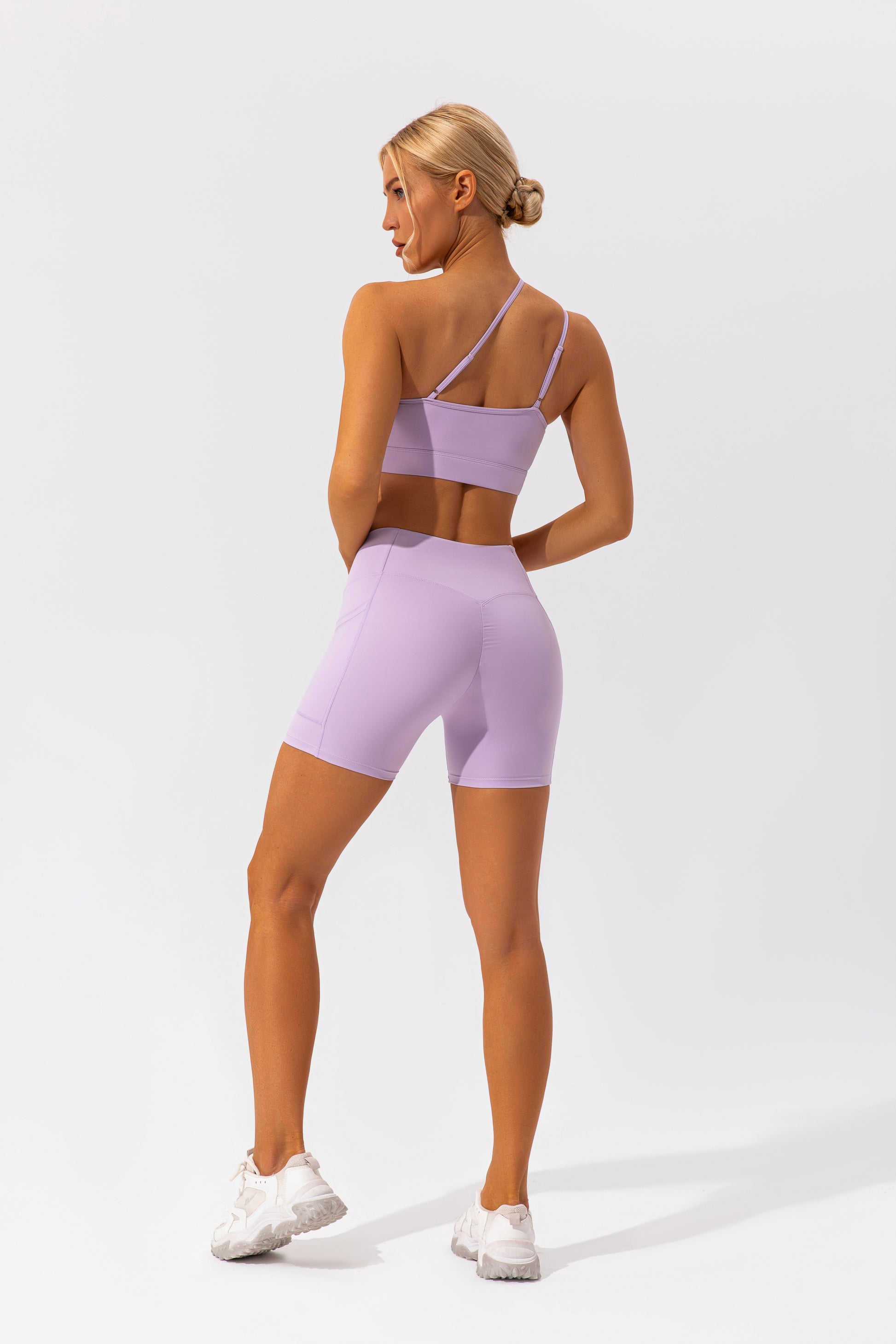 Crossy-Straps - Solid Color Activewear Set (7516837838936)