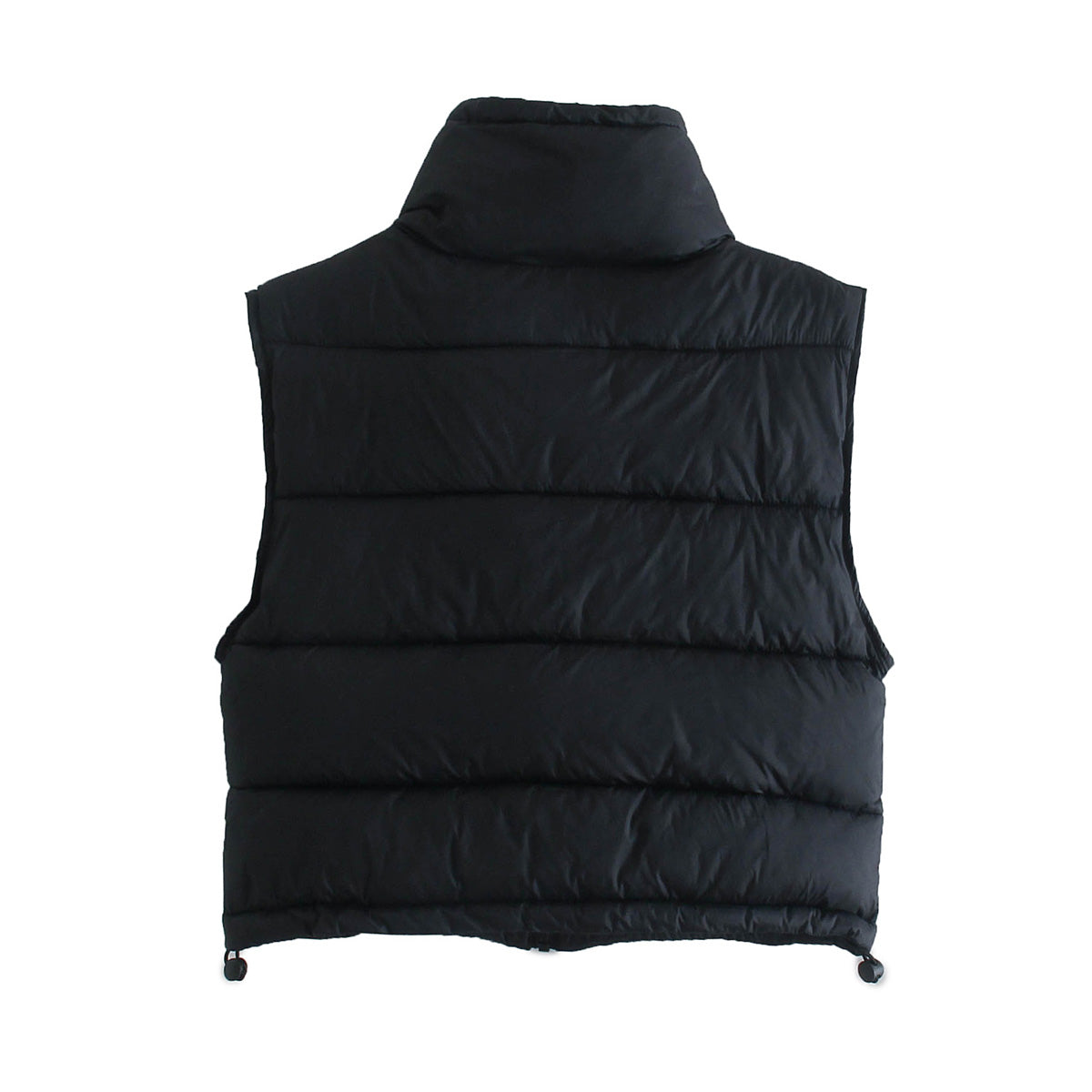 Contrast Color Cotton-Padded Stand-Collar Jacket