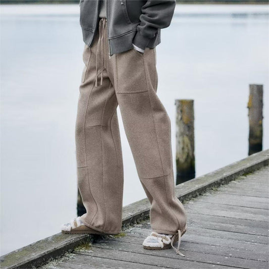 Drawstrings & Elastic Waist Joggers Pants (7524749770840)