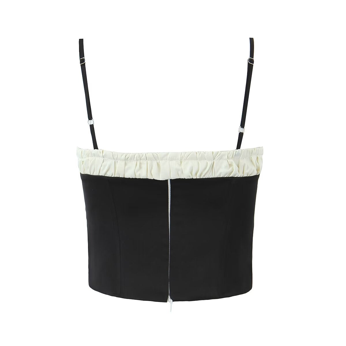 Outer Camisole Lace-Up Tube Top (7517921083480)