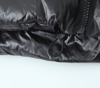 Stand-Collar Zipper Sleeveless Cotton Vest Jacket