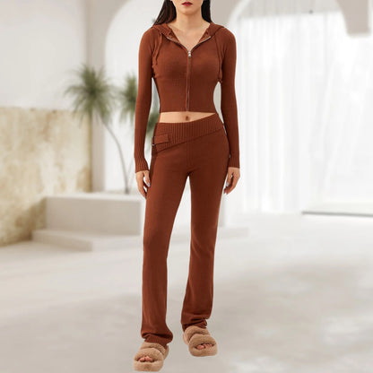 Cozy Fold - Two-Piece Set Knitted (7506965659736)