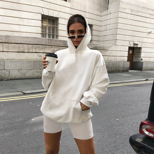 Long Sleeves Hooded Sports Sweatshirt (7524754260056)