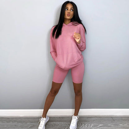 Long Sleeves Hooded Sports Sweatshirt (7524754260056)
