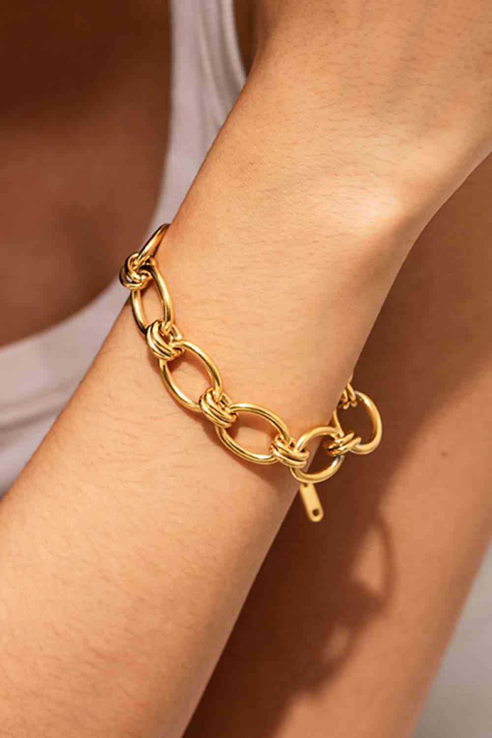 Chunky Chain - Stainless Steel Bracelet (7500204081240)