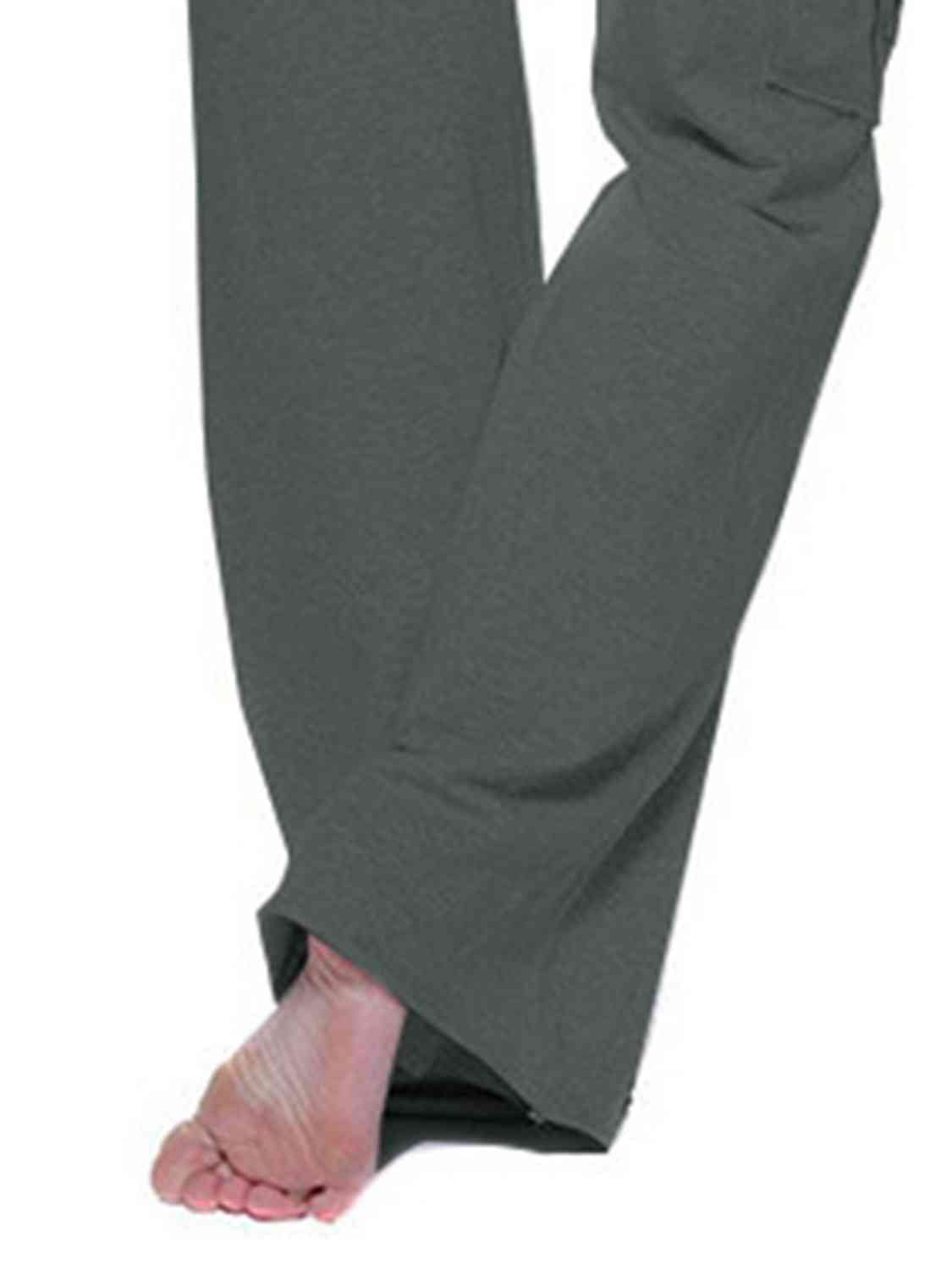 Mid-Waist Pants With Pockets (7500880871512)
