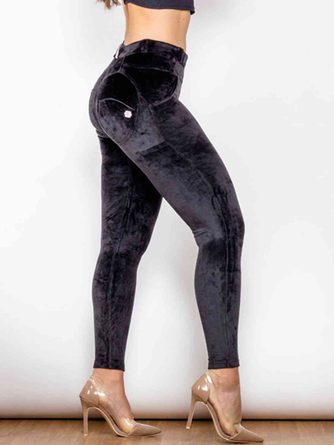 Velvet - Cropped Buttoned Pants (7500881789016)