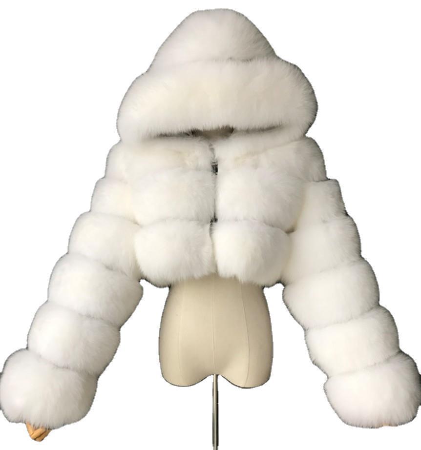 Me So Warm! - Chunky Hooded Fur Coat (7516640280664)