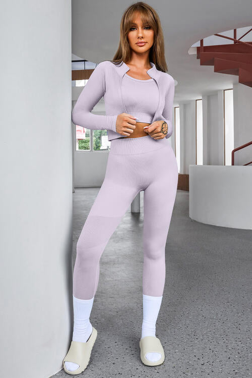 Tank Cropped - Active Top & Pants Set (7484216213592)
