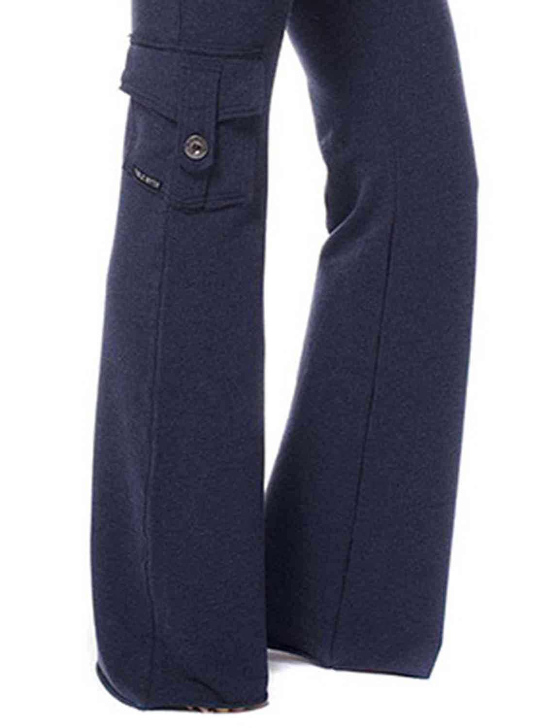 Mid-Waist Pants With Pockets (7500880871512)