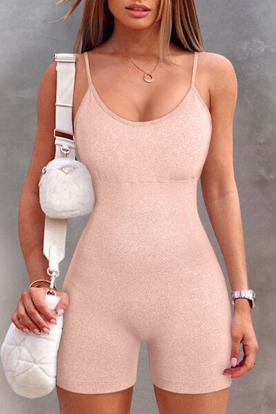 Spaghetti Straps - Adjustable Active Romper