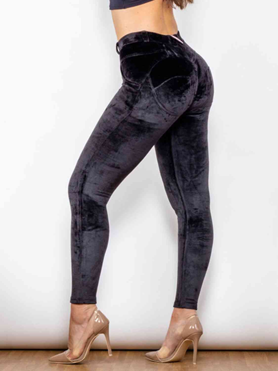 Velvet - Cropped Buttoned Pants (7500881789016)