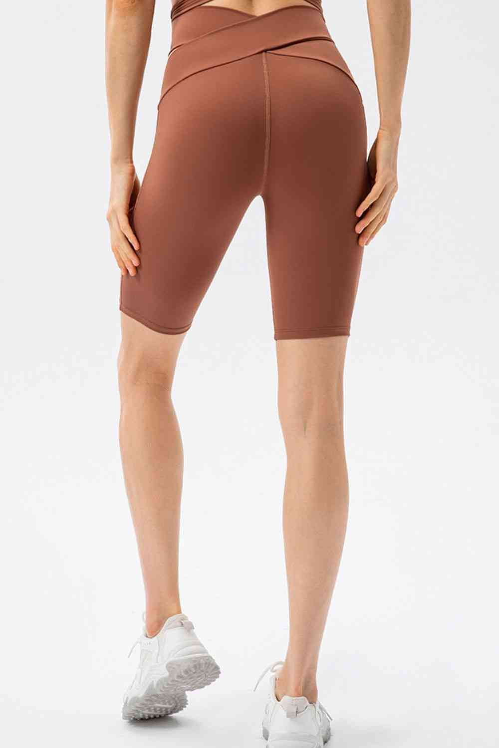 Shorts Tie - Criss-Cross Waistband Slim Fit Sports Shorts (7500833652824)