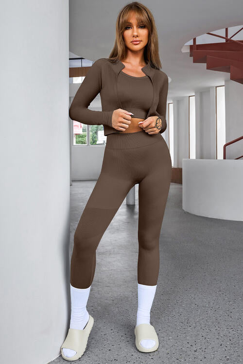 Tank Cropped - Active Top & Pants Set (7484216213592)