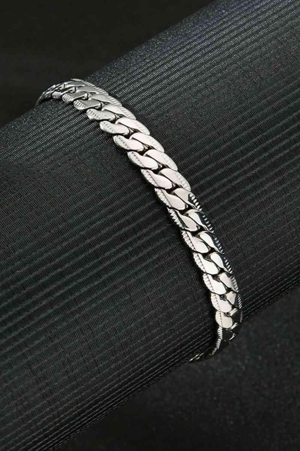 Curb Chain Bracelet - Stainless Steel (7500203229272)