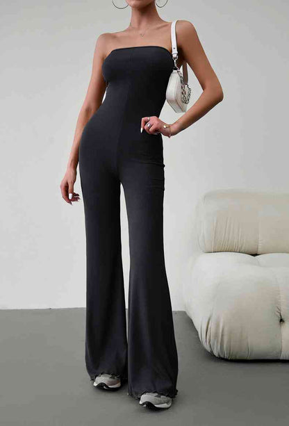 Strapless Lace-Up - Jumpsuit (7484692201560)