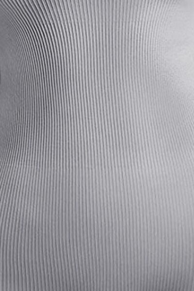 Ribbed Square Neck Long Sleeves Leotard