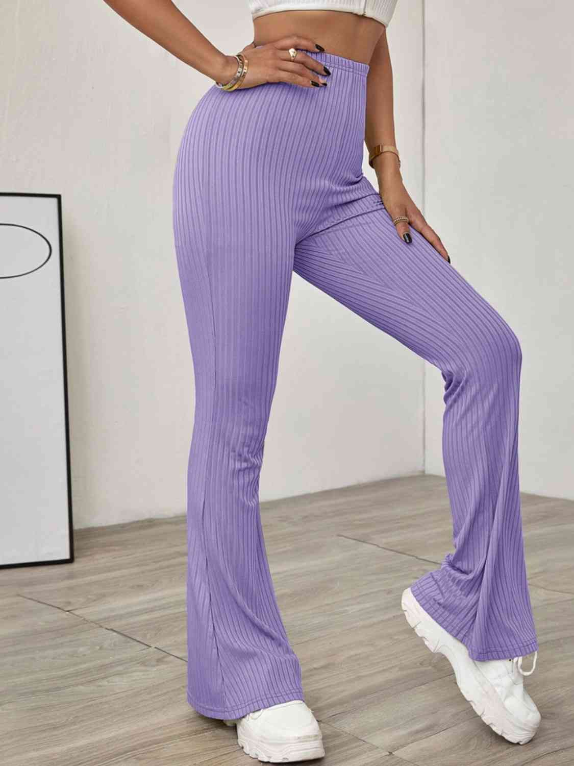 Flare Leg Pants - High-Waist (7500880969816)